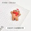 Muñeco de nieve de Papá Noel, crema de bricolaje, pegamento, funda de teléfono, bolsa, accesorios para el cabello hechos a mano, accesorios de resina caseros