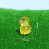 Micro Paisaje Creativo Lindo Pato Pequeño que Brilla en la Oscuridad Decoración DIY Accesorios de Bolsa Ciega Mini Adornos de Escritorio