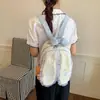 Mochila Nueva de Lunares con Orejas de Conejo 2026 para Mujer, Bolso de Hombro de Moda, Bolso de Mano Ligero, Bolso Tote Pequeño Dulce de Encaje
