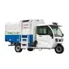 Camión de Basura Eléctrico Autocargable y Descargable Propiedad Comunitaria Transferencia Compresión Tres Ruedas Cubo Colgante Pequeño Camión de Recolección de Basura Sanitaria