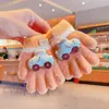 Guantes de Rebaja para Niñas, Nuevo Estilo Otoño e Invierno, Guantes Cálidos y a Prueba de Frío Kuromi de Cinco Dedos para Niños Pequeños y Niños