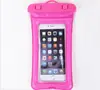 Nova Bolsa Impermeável para Celular com Airbag Flutuante para Águas Termais, PVC Transparente com Tela Sensível ao Toque, Desenho Animado, Inflável para Natação, Rafting, Bolsa Impermeável