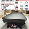 Mesa de bilhar automática de retorno de bola padrão adulto americano mesa de bilhar interior doméstico preto oito mármore multi-funcional de três propósitos