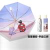Sombrilla Solar Protección UV Doble Capa Plata Titanio Sombrilla Parasol Protección Solar Extra Fuerte Plegable para Mujer para Lluvia o Sol Doble Uso upf50+