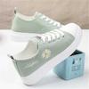 Zapatos de Lona con Suela Suave para Estudiantes y Niñas Estilo Coreano Nuevos Zapatos Deportivos Transpirables para Primavera y Otoño Zapatillas Planas Versátiles para Niñas