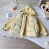 Traje de Invierno para Niñas Nuevo 2025 Sudadera con Capucha Forrada de Felpa Chaleco Engrosado Conjunto de Dos Piezas Transfronterizo