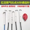 Adecuado para Estufa de Concentración de Energía Infrarroja Red Sun, Estufa de Gas con Aguja de Encendido Cableada, Aguja Integrada con Sensor de Encendido, Cubierta de Cerámica y Soporte