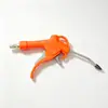 Pistola soplador de polvo neumática de plástico naranja con boquilla larga de acero inoxidable, potente pistola neumática para eliminar polvo por aire, herramienta neumática