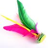 21cm volante de pluma de ganso de color desmontable para adultos niños fitness volante de competición para estudiantes de primaria y secundaria volante grande