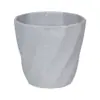 Vaso de Flores de Melamina em Formato de Sarja Imitação de Porcelana para Uso Doméstico, Vaso Verde Criativo Simples e Luxuoso para Plantas Grandes de Mesa, Vaso de Flores de Imitação de Porcelana