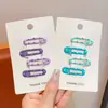 Pinzas para el pelo de colores dopamina estilo coreano para niñas, lindos y versátiles accesorios pequeños para el cabello que no dañan el cabello, adecuados para flequillos laterales de bebé