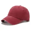 Boné de Baseball Vintage Lavado Estilo Coreano para Mulheres, Boné Liso Retro com Aba Curva, Chapéu de Sol Personalizado, Boné Bico de Pato Cor Sólida para Homens