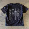 Seda de leche, "No me interesa", estampado de texto divertido, camiseta popular de manga corta, nuevo estilo de verano, top holgado, ins