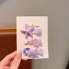 Nuevo Estilo Pinza de Pato Exquisita de Perlas para Niñas, Pasador de Hada Lindo, Accesorio para el Cabello de Corazón Marino de Dibujos Animados