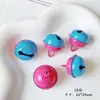 Accesorios para Joyería de Campanilla Pequeña con Combinación de Colores Lindos Llavero Color Caramelo Pintura Metálica Material para Pulsera DIY