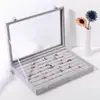 Caja de Almacenamiento Multifuncional para Joyería, Exquisita Caja de Almacenamiento para Pendientes, Aretes, Anillos, Colgantes, Bandeja de Gran Capacidad y Más