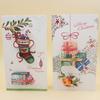 Nueva Venta Directa Creativa Hecha a Mano Estéreo Tarjeta de Felicitación de Navidad Exportación Polvo Dorado con Brillo Tarjeta de Bendición de Navidad Tarjeta de Invitación