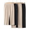 Calças Casuais Calças de Mãe Calças Femininas Moda Calças para Mulheres de Meia-idade Calças Cropped Calças para Mulheres de Meia-idade e Idosas Moda Verão Finas Roupas Femininas
