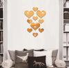 Amazon Temu Shein Espelho Acrílico Espelho em Formato de Coração Adesivo Decorativo de Parede Espelho de Banheiro
