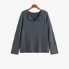 Top de punto fino, versátil y con cuello para otoño 2026, capa base básica adelgazante de talla grande para mujer, estilo 23221