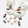 Zuecos Lindos y de Moda Estilo Ins Accesorios DIY Hebillas de Zapato Desmontables Flor de Zapato de Ballet Dibujos Animados 3D Accesorios