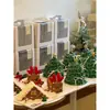 Caja de Pastel de Cumpleaños Gruesa de 4/6/8 Pulgadas Portátil con Ventana Transparente Caja de Empaque para Hornear Elevada Base de Caja de Pastel