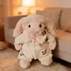 Solo Ropa de Muñeca/Ropa Hecha a Mano para Muñeca Conejo Jc Bonnie, Pijama, Vestido Mismo Estilo del Pequeño Libro Rojo, Conjunto para Muñeca de 32cm, Lindo