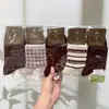 Meias Novas de Outono e Inverno Mian Kao para Mulheres Meia-Calça Meio da Panturrilha Meias de Desenho Animado para Mulheres Estilo Japonês Estilo College Estilo Coreano Meias de Algodão para Estudantes
