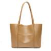 Bolsa Grande de Couro de Vaca para Comércio Exterior para Mulheres, Bolsa Mãe e Filha, Novo Modelo 2026 Bolsa Tote, Bolsa de Ombro para Trabalho de Couro Genuíno de Grande Capacidade