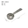 Colher Medidora de Aço Inoxidável 304 Dourada Colher de Café com Balança Colher Medidora de Leite em Pó Colher para Pós de Frutas para Assar Colher de 20ml