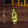 Máscara cultural e criativa de museu simulada, artefato talismã de tigre, acessórios decorativos DIY, paisagem em miniatura, figura de caça ao tesouro