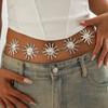 Joyería Transfronteriza Europea y Americana Estilo Vacacional Marino Cadena de Cintura de Estrella de Mar Sexy Creativa Combinable Decoración de Cintura Estilo Playa para Mujer