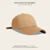 Gorra de Mujer Estilo Coreano Parte Superior Suave Mostrando la Cara Pequeña Estilo Japonés Simple Casual Color Sólido Visera Gorra de Béisbol para Hombre