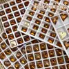 K9 Maillard Arte para Uñas Joyería de Diamantes Nuevo Super Brillante Amarillo Humo Diamante Grande Corazón Torcido Gota de Agua Cristal Joyería para Uñas con Forma Especial
