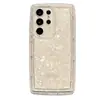Para Samsung S23ULTRA Funda de Teléfono Suave Transparente A54 Cáscara de Jabón Transparente Papel s22 Funda Resistente a Caídas s24
