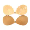 Almohadillas Adhesivas para Senos con Forma de Concha Transfronterizas, Almohadillas de Silicona para Sujetador Invisibles sin Costuras, Almohadillas Espesadas Push-Up para Vestidos de Novia en Bustos Pequeños