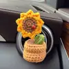 Perfume para Coche Aromaterapia Salida de Aire del Coche Fragancia Desodorización Suministros de Decoración Interior del Coche Adornos Tejidos en Maceta DIY