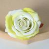 Rosa artificial cabeza de flor de rosa con tacto de franela grande diseño de pared de flores para camino de boda San Valentín flor artificial DIY