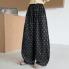 Calça Casual de Bolinhas para Meninas, Nova Moda Outono 2026, Calça Reta Solta para Meninas Mais Velhas, Super Estilosa e Atraente