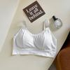 Sutiã Tomara-que-caia Feminino Plus Size 2199 em Seda Gelada com Design de Costas Cruzadas e Bojo Embutido