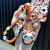 Llavero de zapatillas melody turn colgante para bolso de juguete femenino llavero de coche muñeco de máquina regalo pequeño