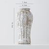Vaso de Cerâmica Estilo Wabi-Sabi Shumen Vaso Cerâmico Retrô para Flores Secas Ornamentos Decorativos de Alto Padrão para Arranjo de Flores em Sala de Estar Hidropônicas
