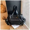 Bolso Retro Transfronterizo para Mujer de Gran Capacidad 2025 Nuevo Otoño e Invierno Versátil Bolso Cruzado de un Solo Hombro Axila para Viajero Bolso Tote