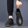 Piel de vaca de primera capa Verano Nuevo Zapatos casuales para hombre Cuero genuino Transpirables Zapatos slip-on para hombre Zapatos de cuero versátiles