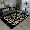 Alfombra transfronteriza ins Marca Tide Sala de estar kaws Personalizada Creativa Dormitorio Cabecera Frente de cama Manta Infantil Alfombra de piso grande Resistente a la suciedad