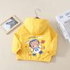 Jaqueta Infantil Cartoon Primavera e Outono 2025 Corta-vento Infantil Novo Estilo para Crianças Maiores Jaqueta Corta-vento Outdoor para Meninas