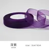 Cinta de Gasa de Nieve de 2 cm Rosa Material para Manualidades Lazo Accesorio para el Cabello Cinta para Empaquetar Sombreros Venta al por Mayor Hecho a Mano