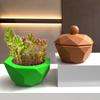 Molde de silicona para caja de almacenamiento de cristal epoxi Zibo DIY con rombos multilaterales para velas de yeso y decoración de tazas