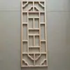 Grelha de madeira maciça oca esculpida estilo chinês grade de madeira parede de fundo hall de entrada tela divisória teto porta e janela antiga