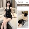 Lingerie Sexy Personalizada, Vestido Sexy com Suspensórios, Renda Sem Costas Pura Luxúria, Conjunto Camisola Fofa, Roupa Sexy para Casa